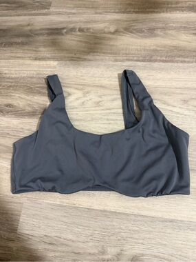 Gymshark sports bra - blue/grey colour